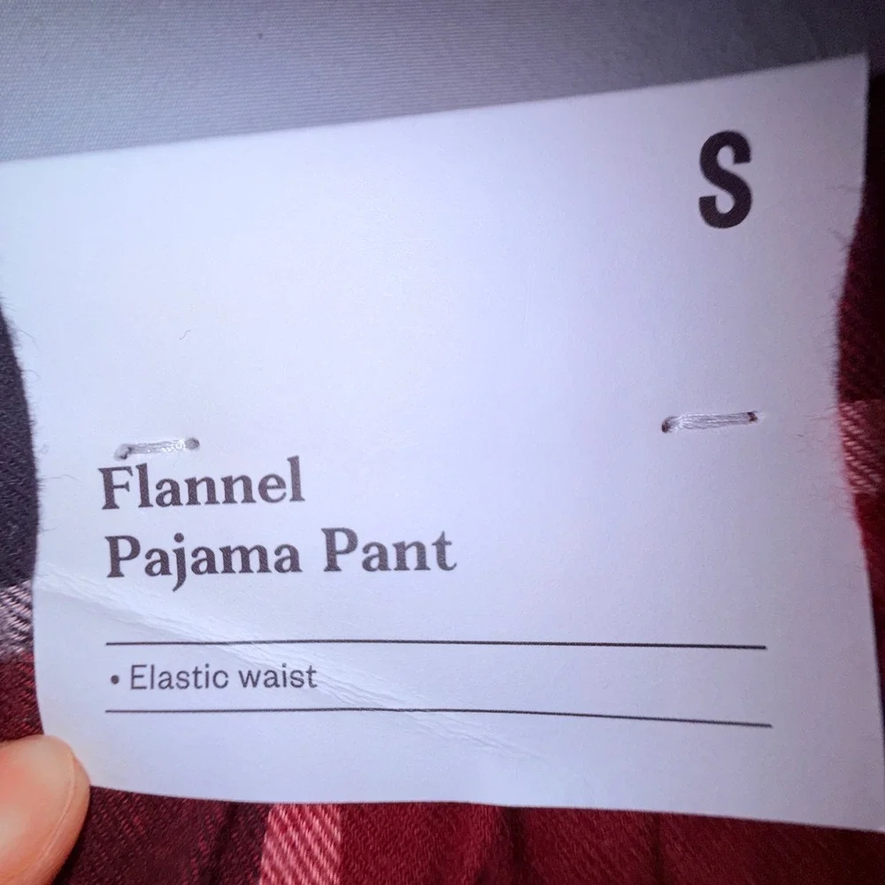 Goodfellow & Co Flannel Pajama Pants Women S‎ Red Plaid NEW Cotton Loungewear